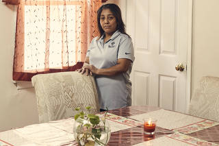 Victorina Morales at her home in Bound Brook, N.J.