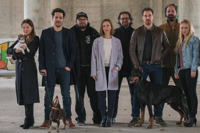 Elenco de 'Cães de Berlim', nova série alemã da Netflix