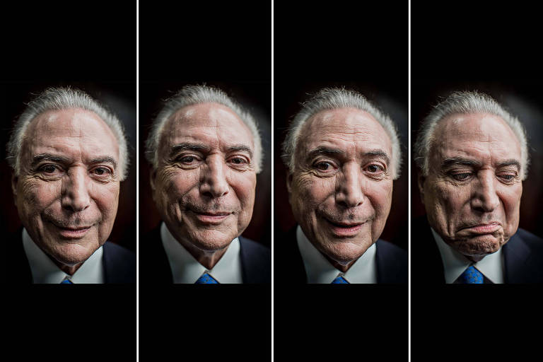 O presidente da República Michel Temer em série de retratos para entrevista à Folha 