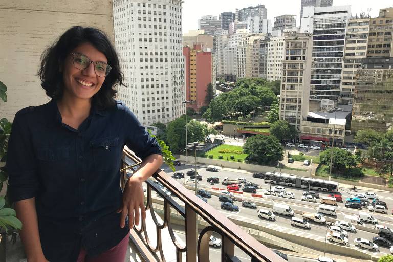 A colombiana Jennifer Anyuli, 26, atual coordenadora de políticas para imigrantes da Prefeitura de São Paulo