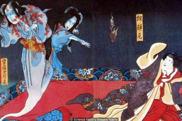 As histórias de fantasmas são comuns em países como o Japão e muitas vezes têm uma forte mensagem de cunho ético