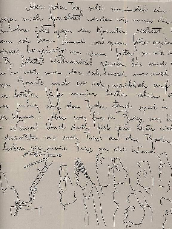 Veja manuscritos de Franz Kafka