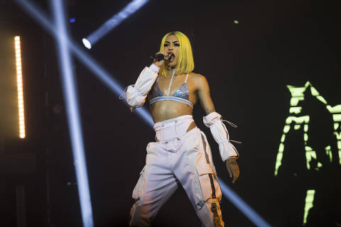 SÌO PAULO, SP, BRASIL. 03/11/2018. Pabllo Vittar durante show no Cine J—ia para o Guia Folha. (Foto: Jardiel Carvalho/Folhapress) ***EXCLUSIVO FOLHA