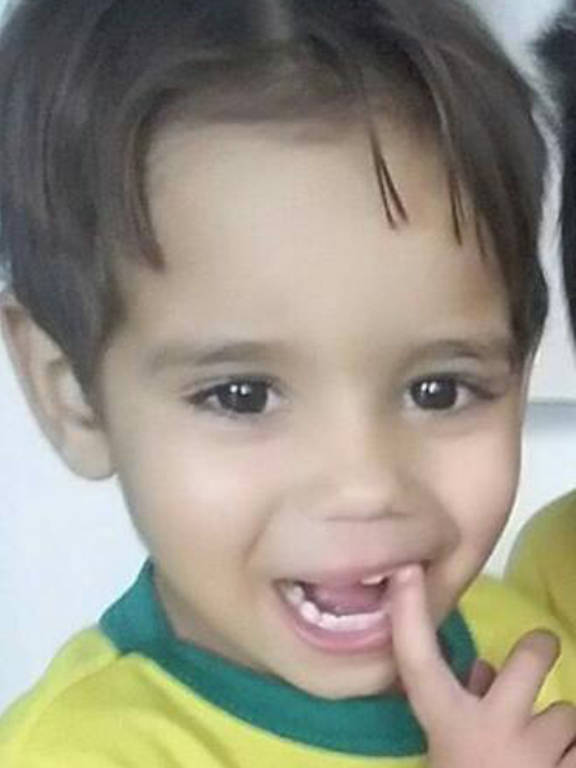 Luan Silva Oliveira, 3, que morreu atropelado no metrô de SP

