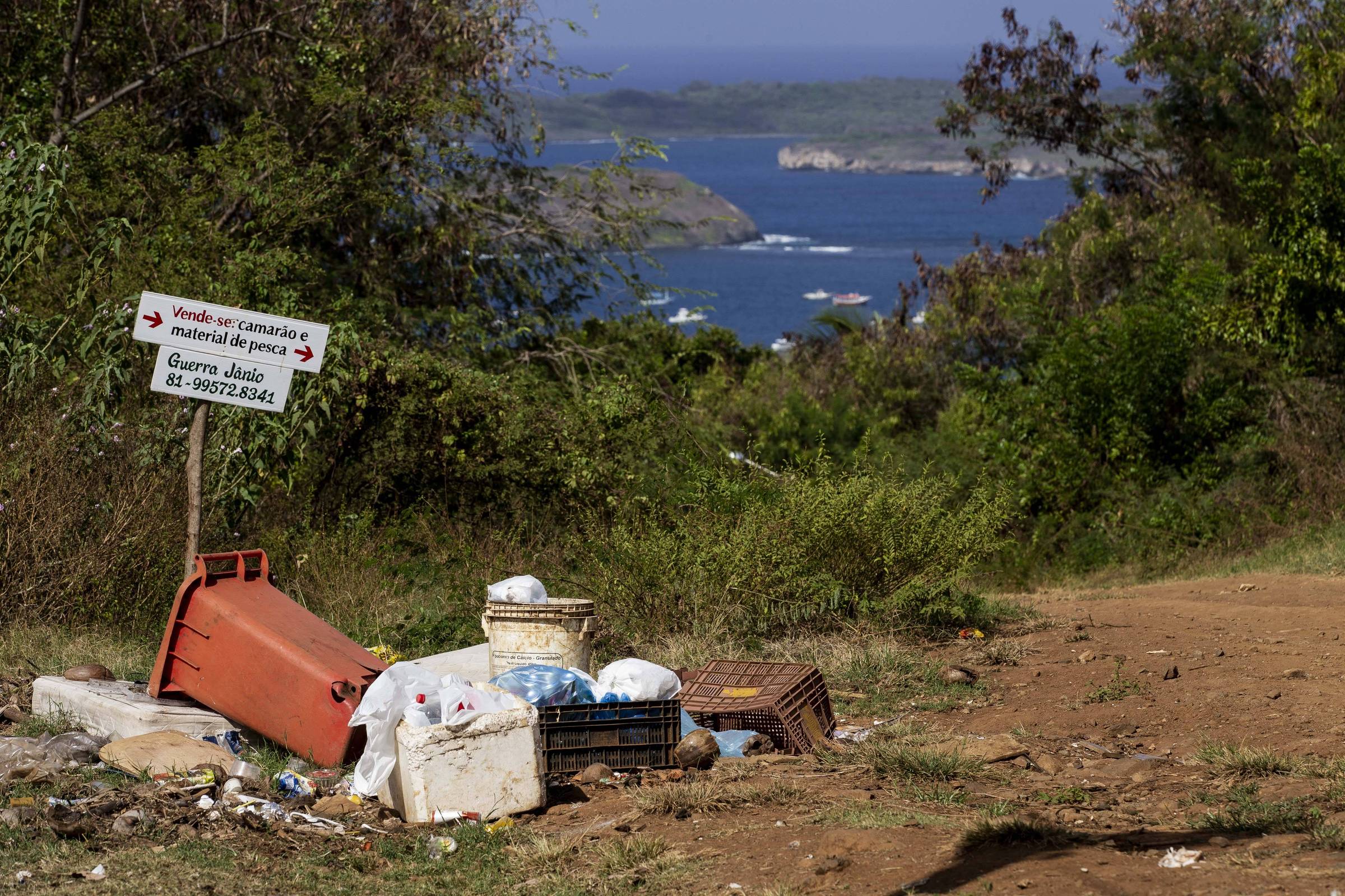 Poluição por esgoto em Fernando de Noronha já afeta até área do parque nacional, mostra estudo