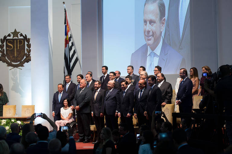 Cerimônia de posse do governador João Doria no Palácio dos Bandeirantes
