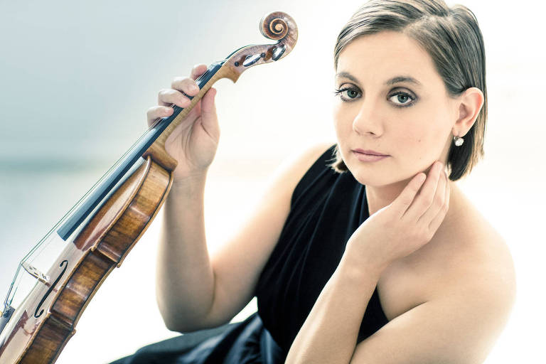 A violinista americana Francesca Anderegg