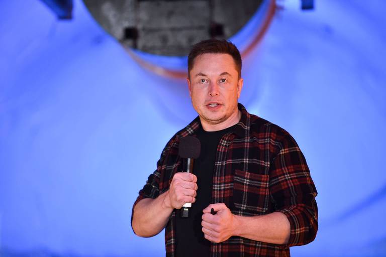 Elon Musk, presidente-executivo da Tesla, em evento em Los Angeles, na Califórnia, em dezembro 