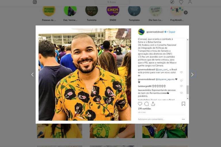 Em entrevista com apoiador, perfil "Governo do Brasil" diz que país está pronto para um novo ciclo