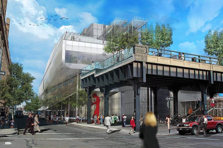 Projeto do novo prédio Whitney Museum, projetado por Renzo Piano