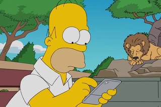 Homer Simpsons aparece viciado em 