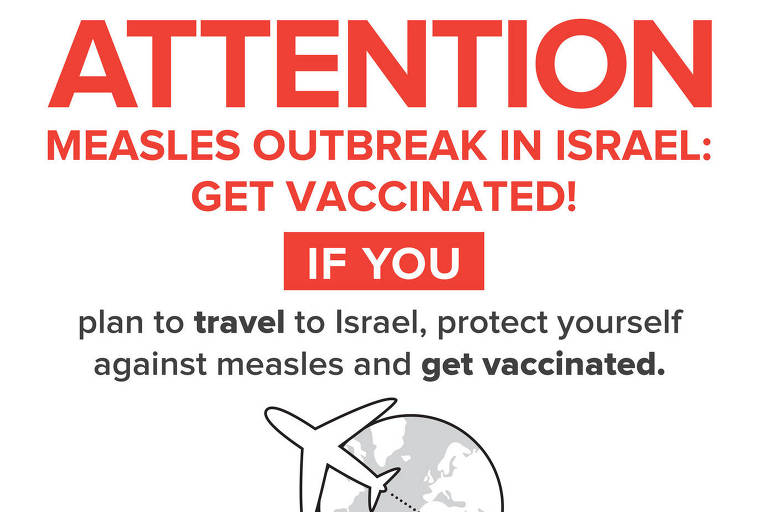 A flier distributed in ultra-Orthodox Jewish communities by the New York City Health Department