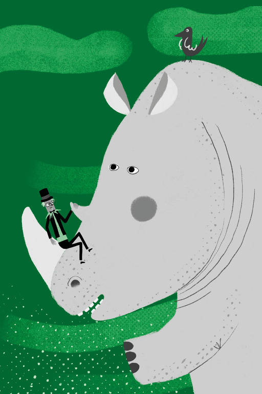 Ilustração de Diogo Droschi para o livro "O Picapau Amarelo" (ed. Autêntica)