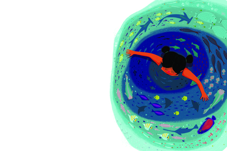 Ilustração de Veridiana Scarpelli para livro de Monteiro Lobato (ed. FTD)