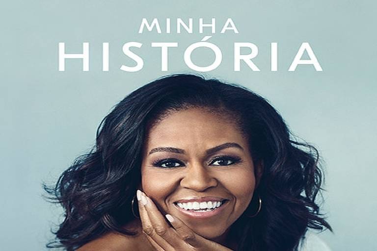 Capa do livro "Minha História", de Michelle Obama