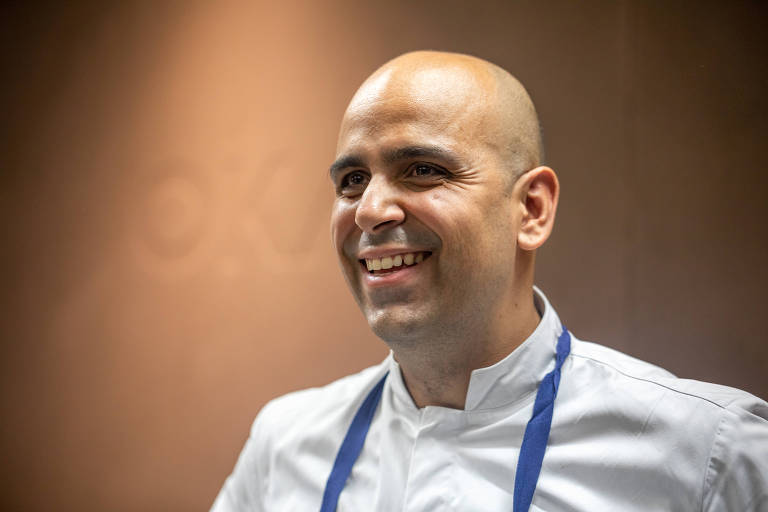 Raphael Rego, do restaurante francês Oka, que recebeu uma estrela Michelin