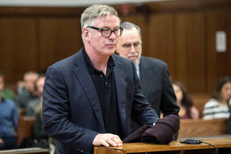 Alec Baldwin no tribunal de Manhattan em 2019
