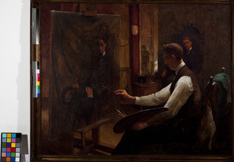 Obra que compõem a exposição 'Trabalho de Artista: Imagem e Autoimagem (1826-1929) na Pina Luz