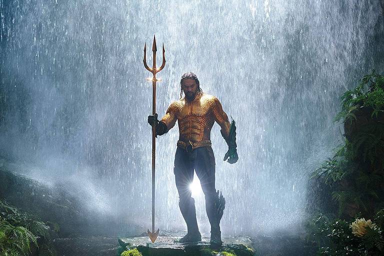Cena do filme 'Aquaman' protagonizado por Jason Momoa