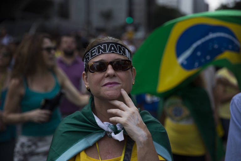 Vem Pra Rua e outras entidades fazem protesto no domingo (20), na avenida Paulista, contra a candidatura de Renan Calheiros à Presidência do Senado