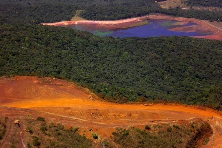 Área do Córrego do Feijão, em Brumadinho (MG), em em 2008