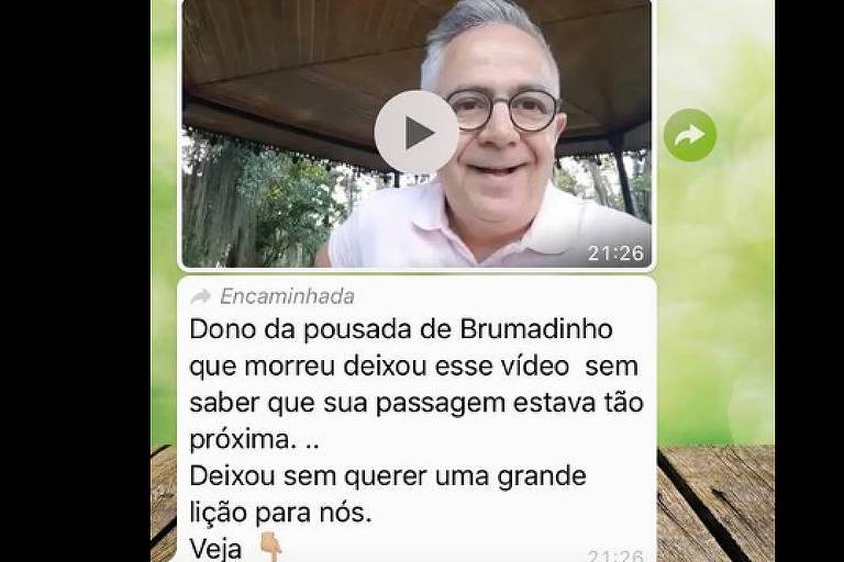 Sérgio Cursino, apresentador de TV, nega boato de que teria sido morto em Brumadinho