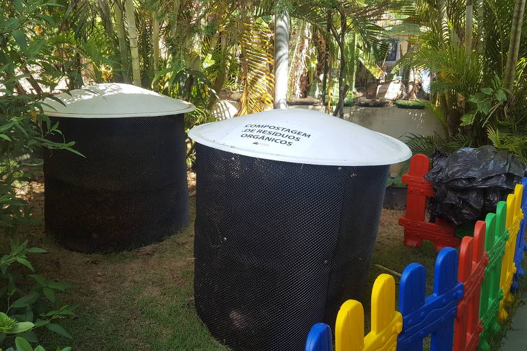 Projeto compostagem nas escolas Ilhabela Morada da Floresta