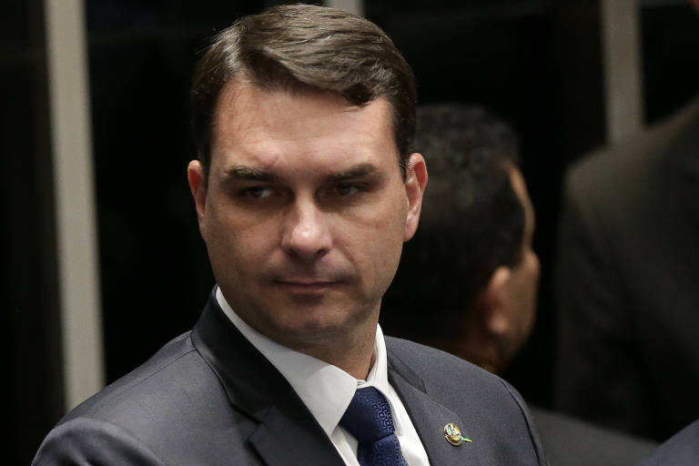 O senador Flávio Bolsonaro (PSL-RJ), que fará parte da Mesa Diretora do Senado