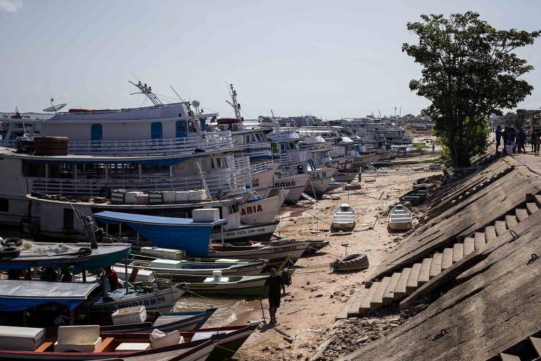 Mercado Municipal de Santarém, no Pará.