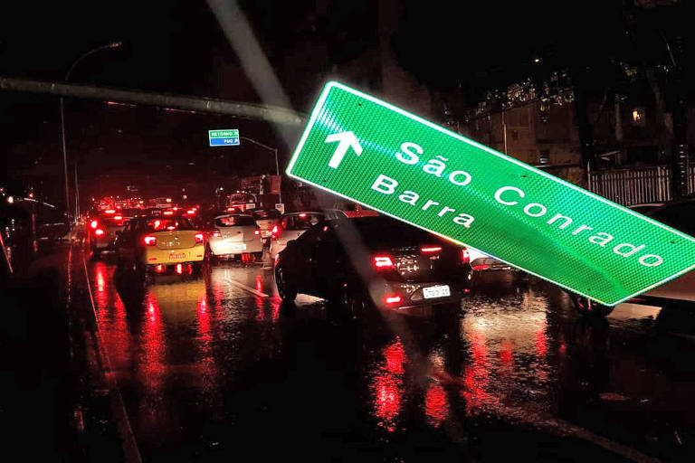 Chuva cria caos no Rio