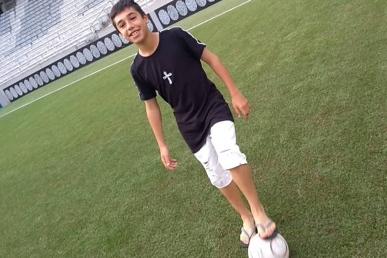 Gedson Souza, o Gedinho, 14, passou por avaliação durante o início desta semana