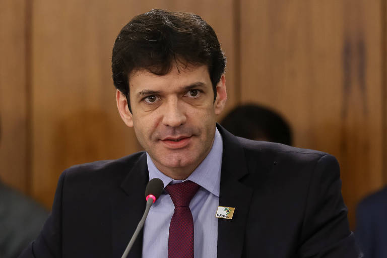 O ministro do Turismo, Marcelo Álvaro Antônio, durante reunião ministerial em Brasília