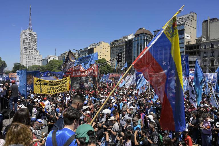Protestos em Buenos Aires