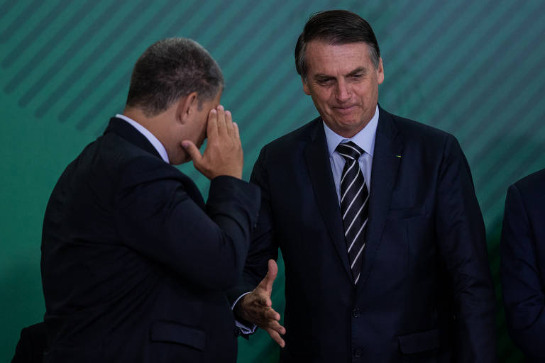 O ministro Gustavo Bebianno (Secretaria-Geral), que tenta se manter no governo do presidente Jair Bolsonaro (PSL)