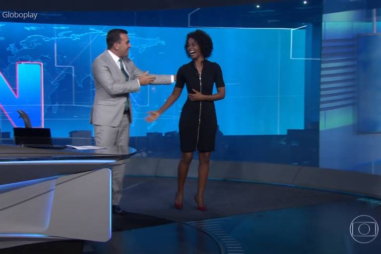 Maju Coutinho estreia na bancada do Jornal Nacional