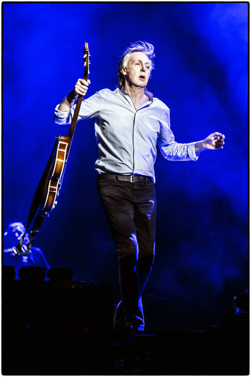 Paul McCartney durante show da turnê Freshen Up