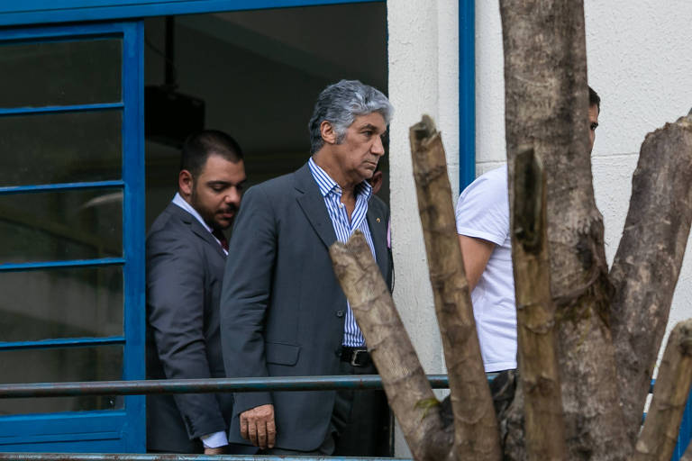 O ex-diretor da Dersa Paulo Vieira de Souza, Paulo Preto, ao ser preso
