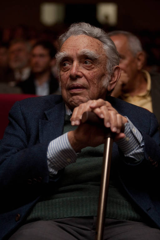 Paulo Nogueira Neto no aniversario de 25 anos da SOS Mata Atlântica, ONG criada em 1986