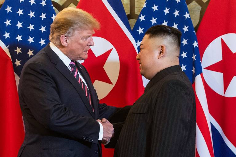 Kim Jong Un e Donald Trump se reúnem no Vietnã