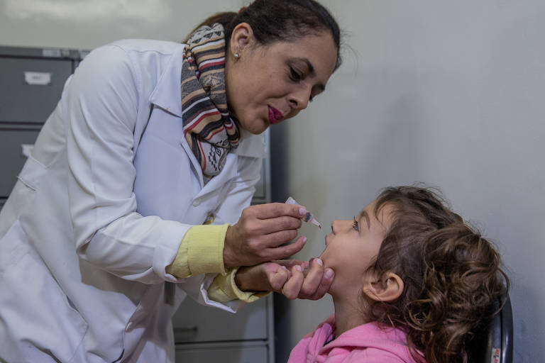 Menos da metade das crianças foram vacinadas contra polio em SP