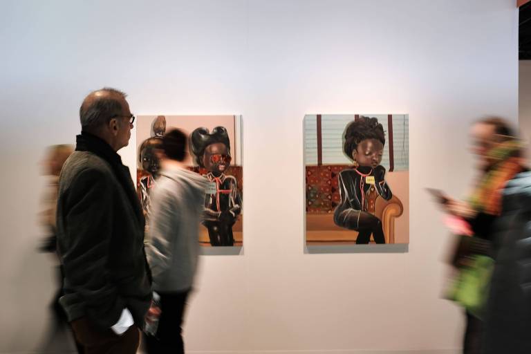 Público na abertura da edição de 2019 do Armory Show, em Nova York