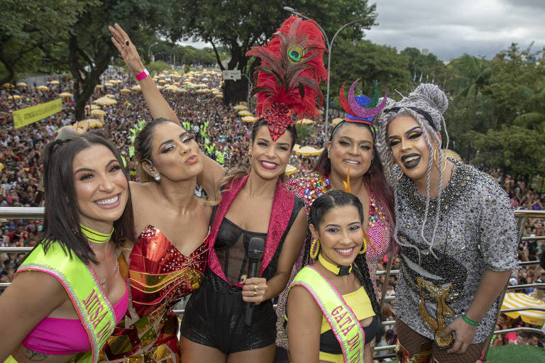 Famosos prestigiam Preta Gil e Anitta e Claudia Leitte no pós-Carnaval; veja fotos