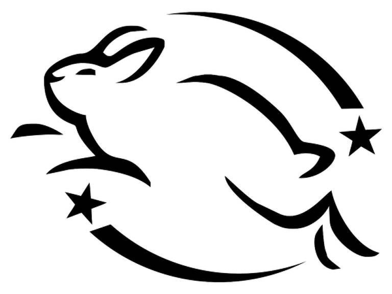 Selo "leaping bunny", que certifica empresas de produtos de higiene e beleza e de artigos domésticos que não testam em animais