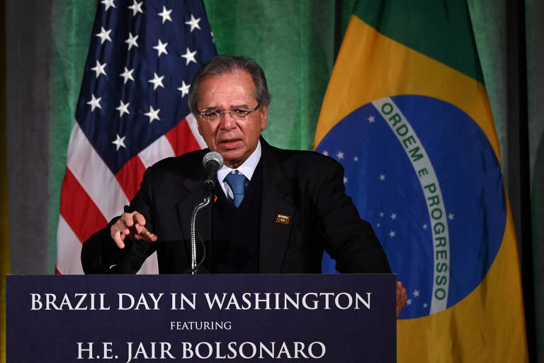 Ministro da Economia, Paulo Guedes, em Washington