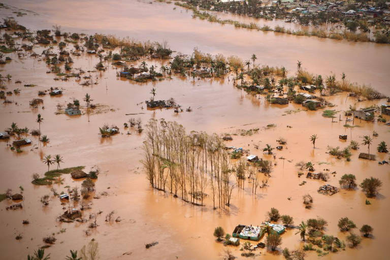 Fortes chuvas atingem Moçambique após passagem do ciclone Idai