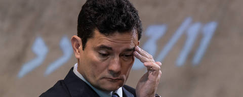 Rio de Janeiro, Rj, BRASIL. 23/11/2018;   Ex-juiz e futuro ministro da JustiÃ§a, SÃ©rgio Moro participa de simpÃ³sio nacional de combate a corrupÃ§Ã£o na FGV na tarde desta sexta-feira (23) ( Foto: Ricardo Borges/Folhapress)