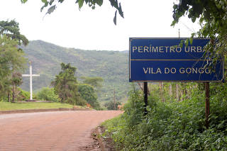 A view of a road near the Gongo Soco mine operated by Vale SA that was evacuated, in Barao de Cocais