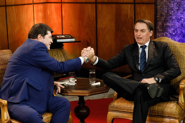 'É porrada pra todo lado', diz Bolsonaro a Datena sobre ser candidato