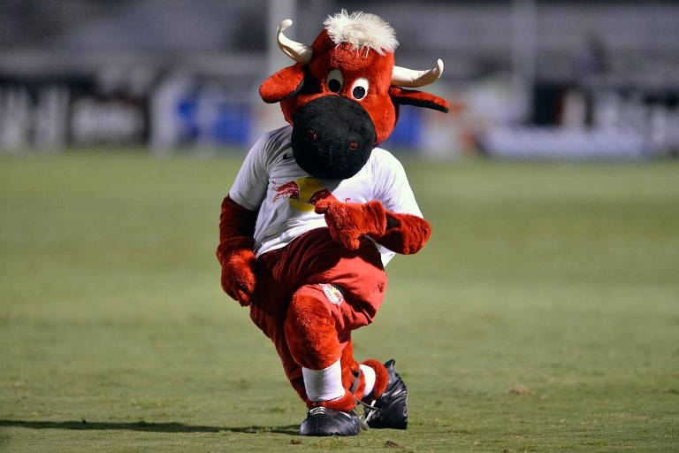 O mascote do Red Bull Brasil, Toro Loko, está de mudança para Bragança Paulista 