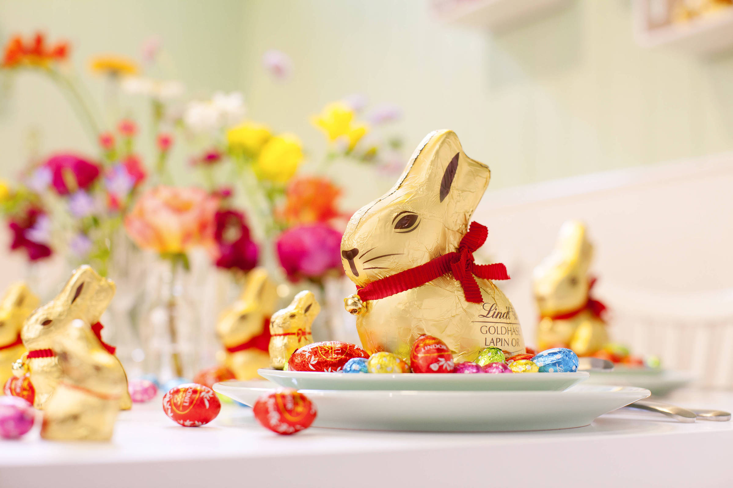 Lindt considera fabricar coelhinhos de chocolate nos EUA devido às tarifas de Trump